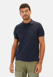 camel active Poloshirt Dunkelblau/Blau