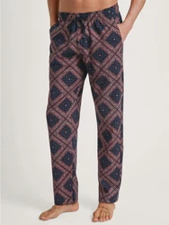CALIDA Pyjamahose RMX Sleep Herren Dunkelrot/Lila/Bordeaux