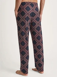 CALIDA Pyjamahose RMX Sleep Herren Dunkelrot/Lila/Bordeaux