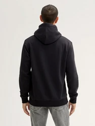 TOM TAILOR Sweatshirt Schwarz/Gelb/Braun