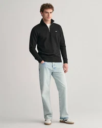 Gant Sweatshirt REGULAR SHIELD HALF ZIP SWEAT schwarz