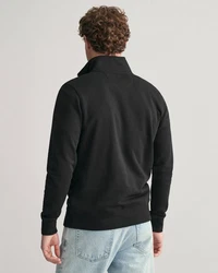 Gant Sweatshirt REGULAR SHIELD HALF ZIP SWEAT schwarz