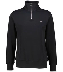 Gant Sweatshirt REGULAR SHIELD HALF ZIP SWEAT schwarz