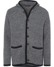 Strickjacke Strickjacke mit Kapuze