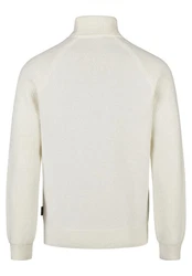 HECHTER PARIS Rollkragenpullover Creme/Weiß