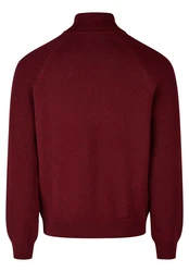 HECHTER PARIS Rollkragenpullover Dunkelrot/Bordeaux/Rot
