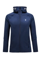 Peak Performance Fleecejacke Rider Zip Hood Dunkelblau/Blau