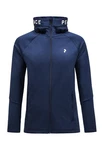 Peak Performance Fleecejacke Rider Zip Hood Dunkelblau/Blau