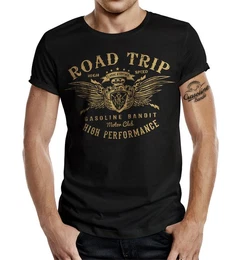 T-Shirt fr Rocker, Biker, Racer: Road Trip