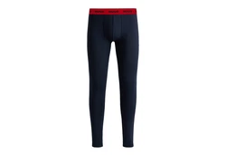 HUGO Lange Unterhose Long John Dunkelblau/Rot/Blau