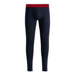 HUGO Lange Unterhose Long John Dunkelblau/Rot/Blau