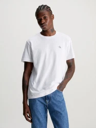 Calvin Klein Jeans T-Shirt 2 PACK MONOLOGO Logodruck Weiß/Dunkelblau/Schwarz