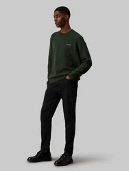 Calvin Klein Sweatshirt Micro Logo Repreve Sweatshirt mit Rundhalsausschnitt 