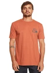 Quiksilver T-Shirt Original Orange/Rot/Braun
