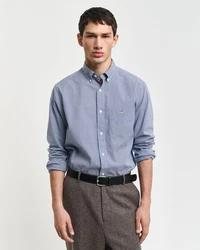 Gant Langarmhemd POPLIN MICRO GINGHAM SHIRT Regular Fit Grau/Blau/Hellblau/Hellgrau