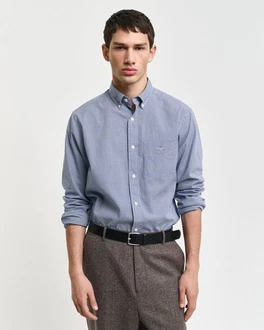 Gant Langarmhemd POPLIN MICRO GINGHAM SHIRT Regular Fit
