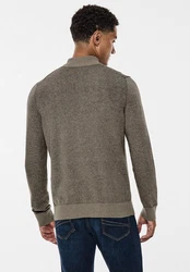 STREET ONE MEN Rollkragenpullover Grau/Khaki/Braun/Beige