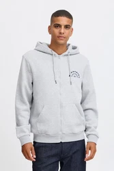 Blend Sweatjacke BHSweatshirt Grau/Hellgrau