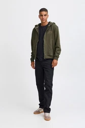 Blend Sweatjacke BHSweatshirt Dunkelgrün/Khaki