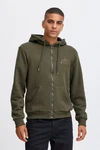 Blend Sweatjacke BHSweatshirt Dunkelgrün/Khaki