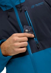 Maier Sports Funktionsjacke Metor Move M Herren Outdoorjacke Blau/Türkis