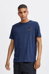 Blend T-Shirt BLEND BHTee Dunkelblau/Blau