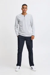 Blend Longsleeve BHTee Grau/Hellgrau