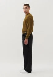 studio seidensticker Strickpullover Studio Langarm Rundhals Dunkelgrün/Braun/Grün/Khaki