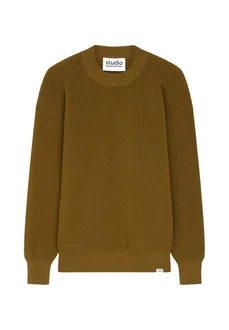 studio seidensticker Strickpullover Studio Langarm Rundhals Dunkelgrün/Braun/Grün/Khaki studio seidensticker Strickpullover Studio Langarm Rundhals Dunkelgrün/Braun/Grün/Khaki