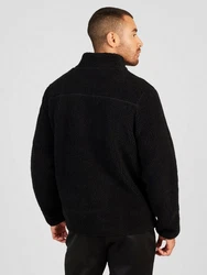 KnowledgeCotton Apparel Fleecejacke Schwarz/Lila