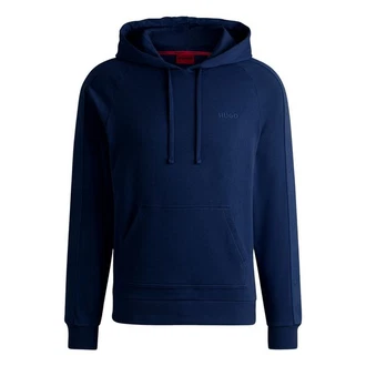 HUGO Hoodie Tonal Logo Dunkelblau/Blau