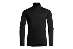 VAUDE Trainingspullover Livigno Halfzip II Schwarz/Gelb/Dunkelrot