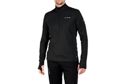 VAUDE Trainingspullover Livigno Halfzip II Schwarz/Gelb/Dunkelrot