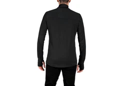 VAUDE Trainingspullover Livigno Halfzip II Schwarz/Gelb/Dunkelrot
