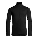 VAUDE Trainingspullover Livigno Halfzip II Schwarz/Gelb/Dunkelrot
