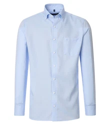 CASAMODA Businesshemd COMFORT FIT Hellblau/Blau