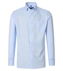 CASAMODA Businesshemd COMFORT FIT Hellblau/Blau
