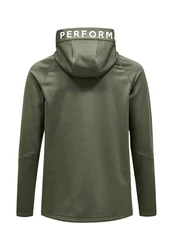 Peak Performance Fleecejacke Rider Zip Hood Dunkelgrün/Grün