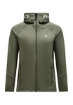 Peak Performance Fleecejacke Rider Zip Hood Dunkelgrün/Grün