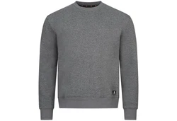 Hhenhorn Rundhalspullover Wallster Sweatshirt Dunkelgrau/Hellgrau/Grau