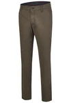 Club of Comfort Chinohose Garvey Chino/Flat Front Khaki/Dunkelgrün