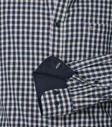 CASAMODA Sweatshirt Langarmhemd Dunkelblau/Dunkelgrün/Blau