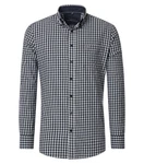 CASAMODA Sweatshirt Langarmhemd Dunkelblau/Dunkelgrün/Blau