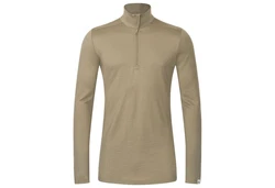 Kaipara Merino Sportswear Langarmshirt Merino Zip-Neck Herren Slimfit 200 