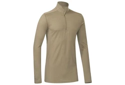 Kaipara Merino Sportswear Langarmshirt Merino Zip-Neck Herren Slimfit 200 