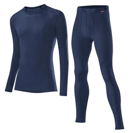 Lffler Funktionsunterhemd M SET LONG TRANSTEX WARM - DARK BLUE