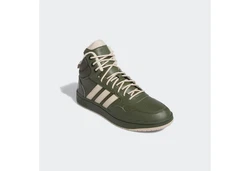 adidas Sportswear HOOPS 3.0 MID LIFESTYLE BASKETBALL Sneaker Dunkelgrün/Grün