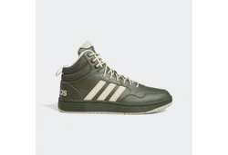 adidas Sportswear HOOPS 3.0 MID LIFESTYLE BASKETBALL Sneaker Dunkelgrün/Grün