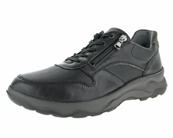 Waldlufer Herren Schnürschuh Max Schwarz/Blau