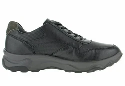Waldlufer Herren Schnürschuh Max Schwarz/Blau
